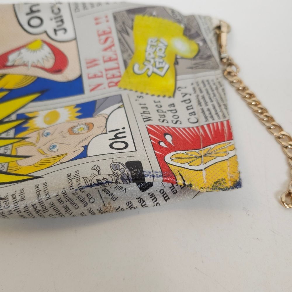 BAM FOREVER Comic Hello 3 am Purse SUPER LEMON SOUR HARD CANDY Crossbody Clutch - Picture 7 of 15